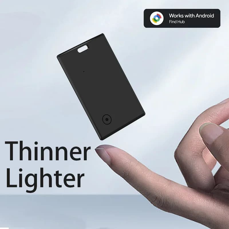 Carte tracker Android Wallet - Compatible Google Find Hub, étanche, localisateur pour clés et bagages