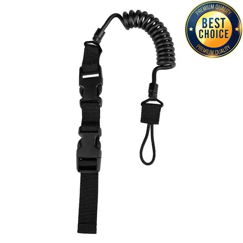 Bretelle fusil tactique 2 points élastique polyvalente pour carabine pistolet fusil de chasse pêche
