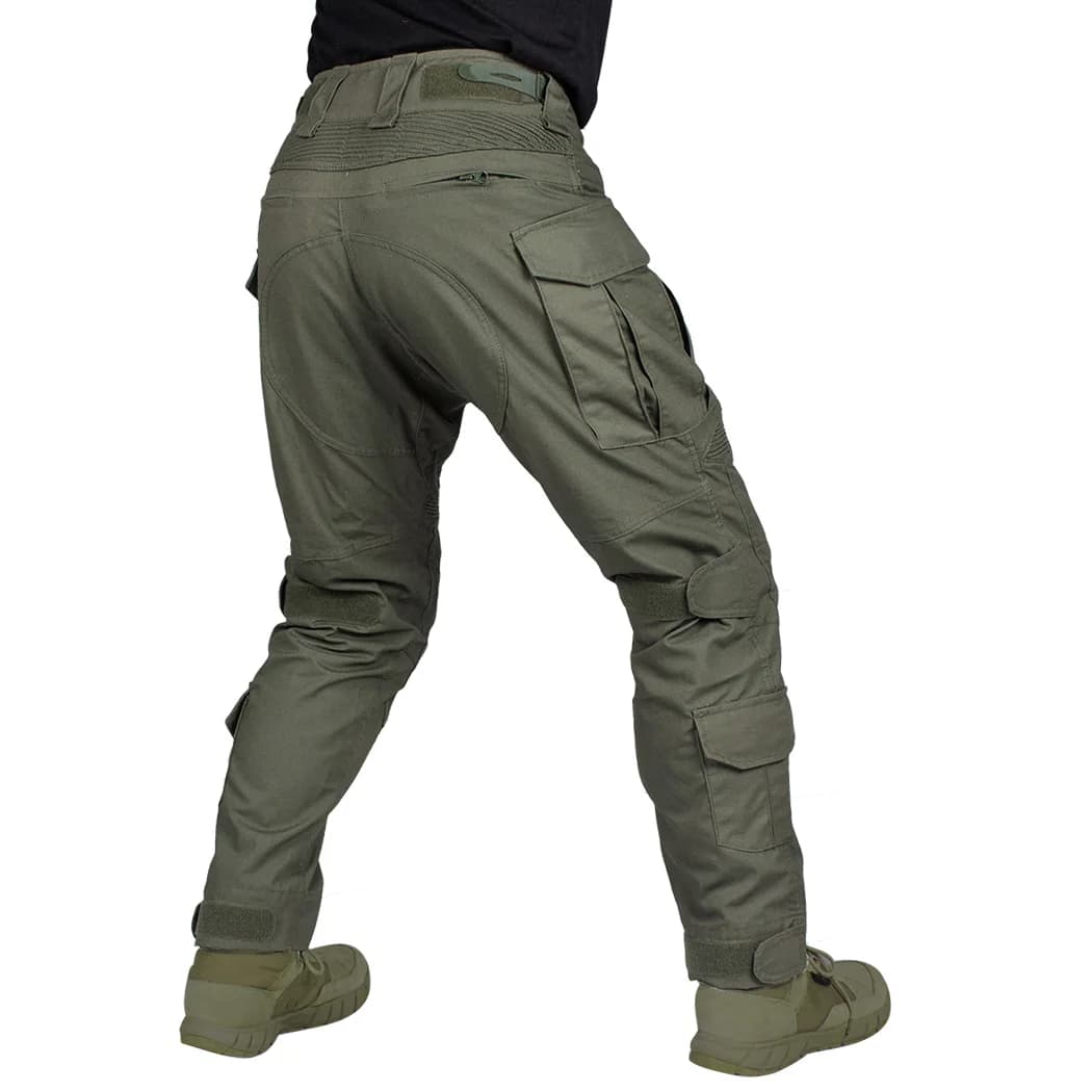 Pantalon tactique pêche IDOGEAR G3 gen3 vert genouillères pêche outdoor combat pêche