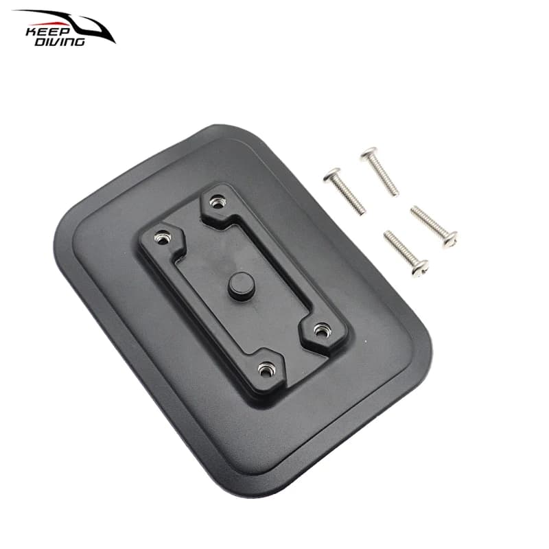 Support de canne à pêche fixe pour bateau gonflable - Base collante PVC pour sondeur et accessoires