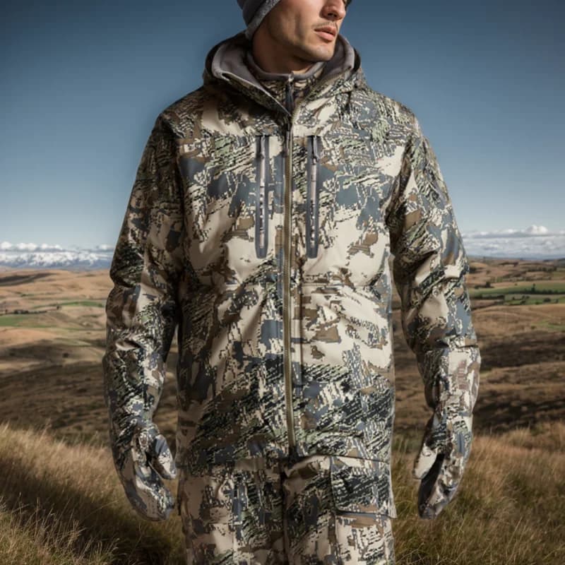 Parka hiver Ainfad homme chasse outdoor pêche vêtements chasse robustes pour conditions difficiles