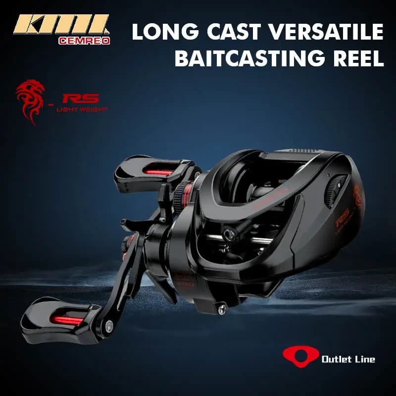 Nouveau moulinet casting CEMREO drague 7kg frein magnétique - Corps compact pour bass truite carpe