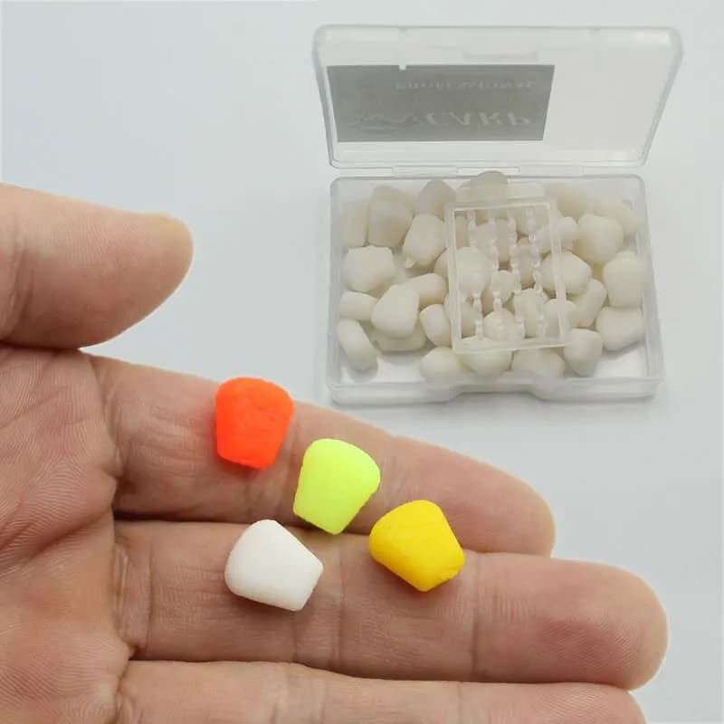 50 leurres maïs plastique méthode feeder carpe - Appâts faux coulants lents accessoires pêche
