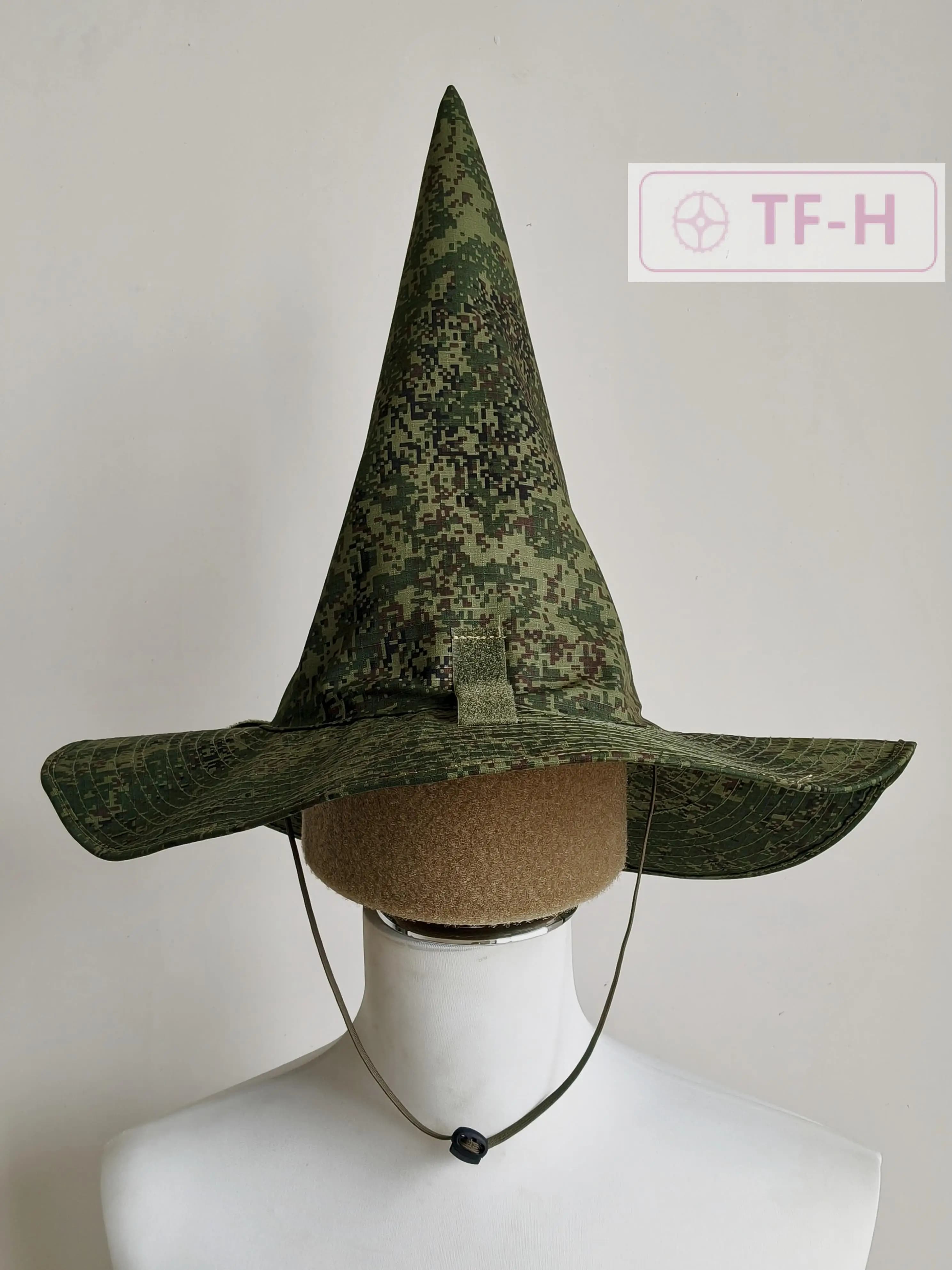 Chapeau Magicien Camouflage Tactique - Accessoire Cosplay Pêche Déguisement Halloween