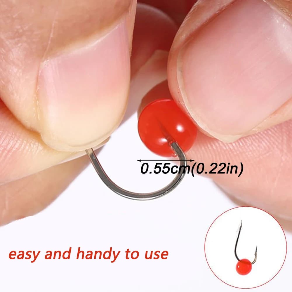 Jelly Lure 300PCS appât souple pour carpe - nourriture aquatique en perles aromatiques