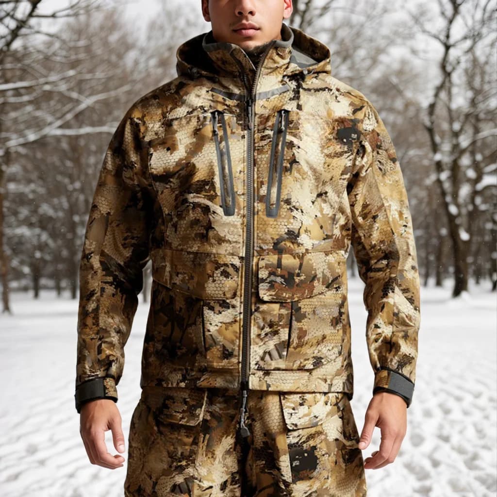Veste de pêche hiver haute qualité homme imperméable isolation Hifad vêtements chasse
