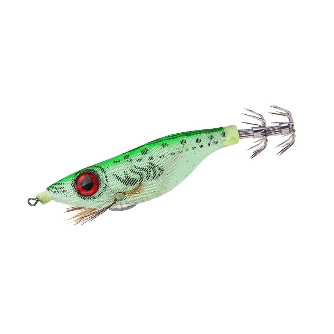 Lot de 5 leurres pêche leurre souple appât dur crevette calamar seiche octopus 9g 10cm hameçon plomb