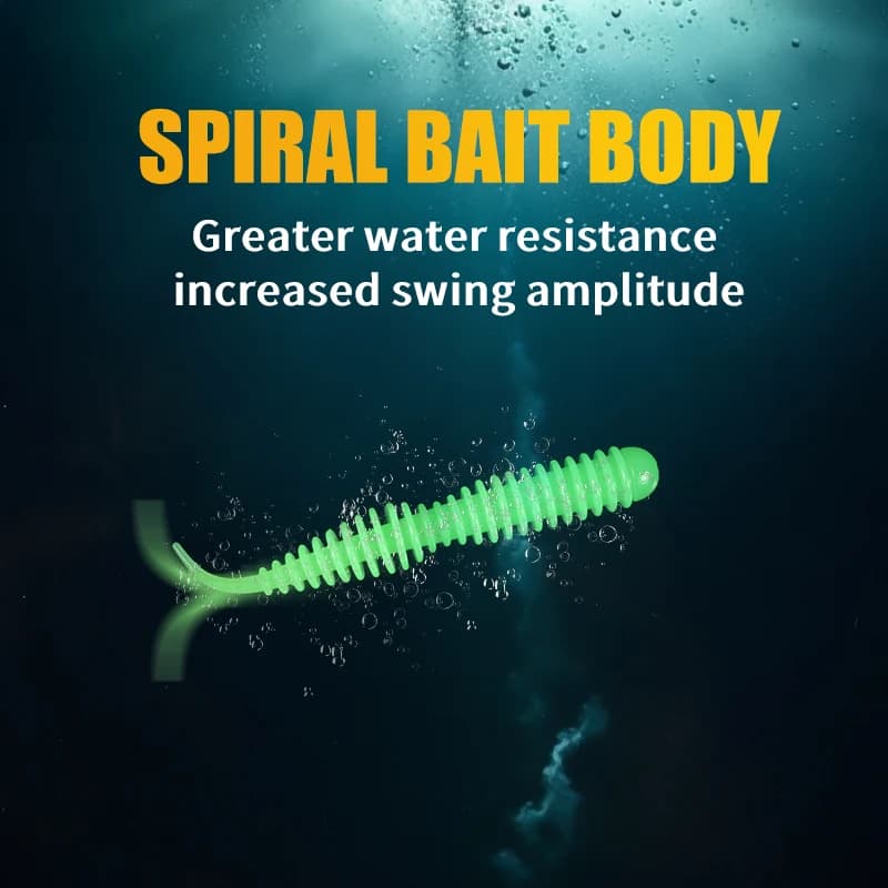 Leurre souple Tanta 40mm et 63mm avec sels odorants, appât silicone pour la pêche des carnassiers