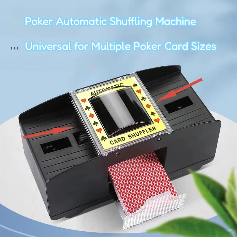 Mélangeur automatique de cartes multi-jeux - Texas Hold'em, poker chinois, loup-garou, soirées entre amis