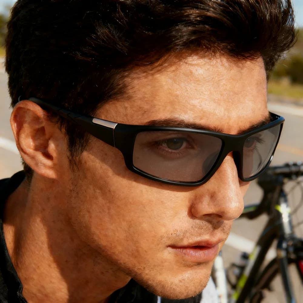 Lunettes photochromiques polarisées noires - Pêche sportive - Conduite 2026 - Changement de couleur automatique