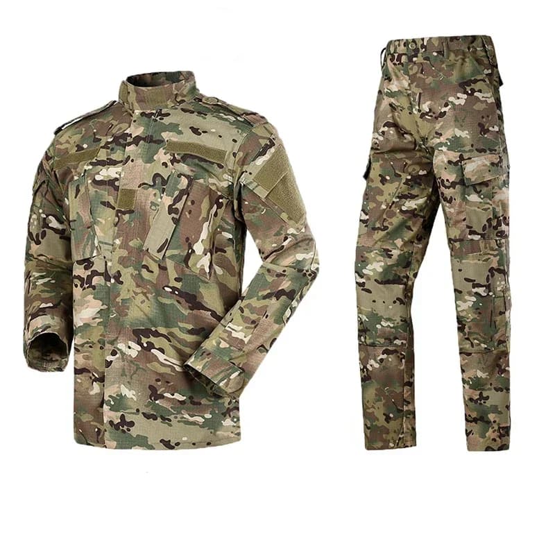 Uniforme jungle camouflage tactique BDU pour airsoft sniper chasse et pêche forêt