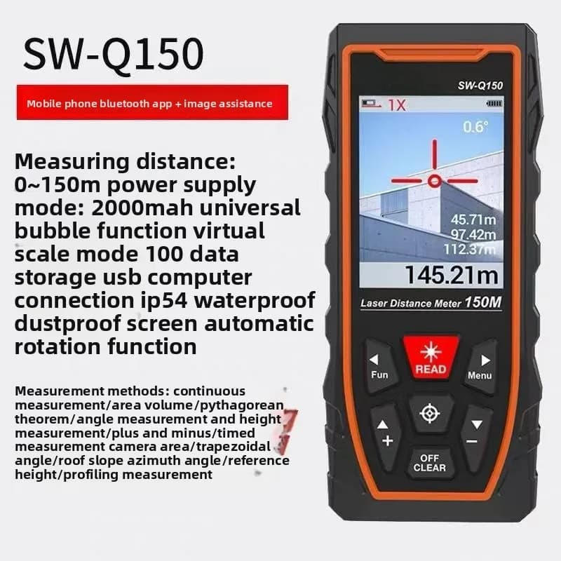 Télémètre laser SW-Q80 extérieur avec caméra Bluetooth et infrarouge pour pêche et chasse 150m