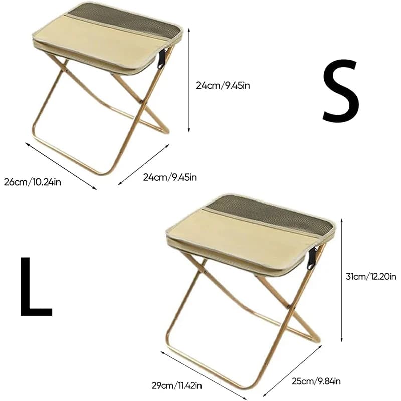 Tabouret pliant sac à dos pour pêche et camping - Siège portable intégré dans un sac pratique pour randonnée