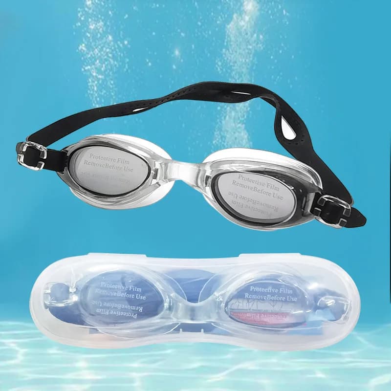 Lunettes de natation unisexes anti-buée haute définition waterproof - Boîtier individuel design ergonomique