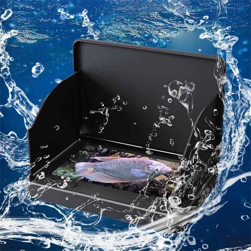Sondeur de pêche portable avec écran 4.3 pouces et caméra sous-marine à vision nocturne