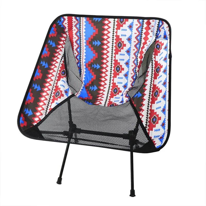 Chaise pliante portable camping plage jardin fauteuil lune confortable transport facile