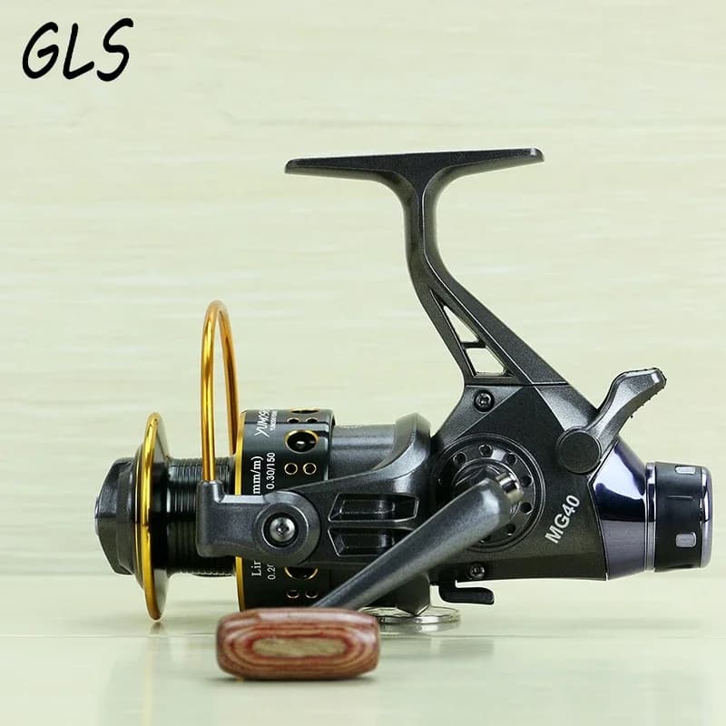Moulinet de pêche spinning 10+1BBs 5.2:1 frein avant et arrière - Idéal pour la carpe avec drag max 10KG