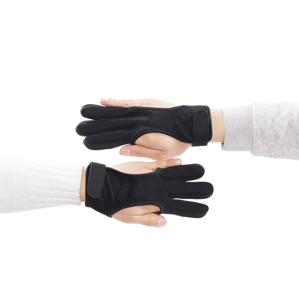 Accessoire pêche protège-main 3 doigts archerie protection tir arc équipement outdoor