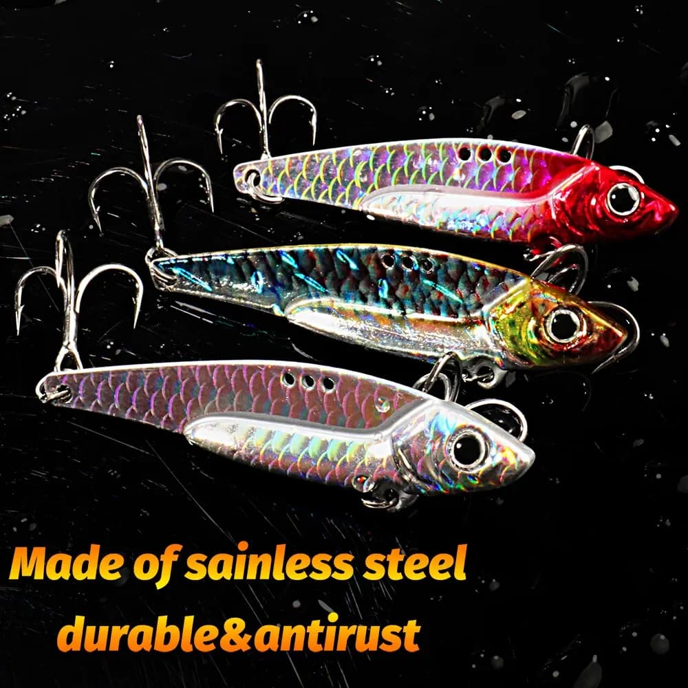 Cuiller spinner métal 7.5-20g pour pêche en mer et eau douce - leurre vibrant spinnerbait treble hook