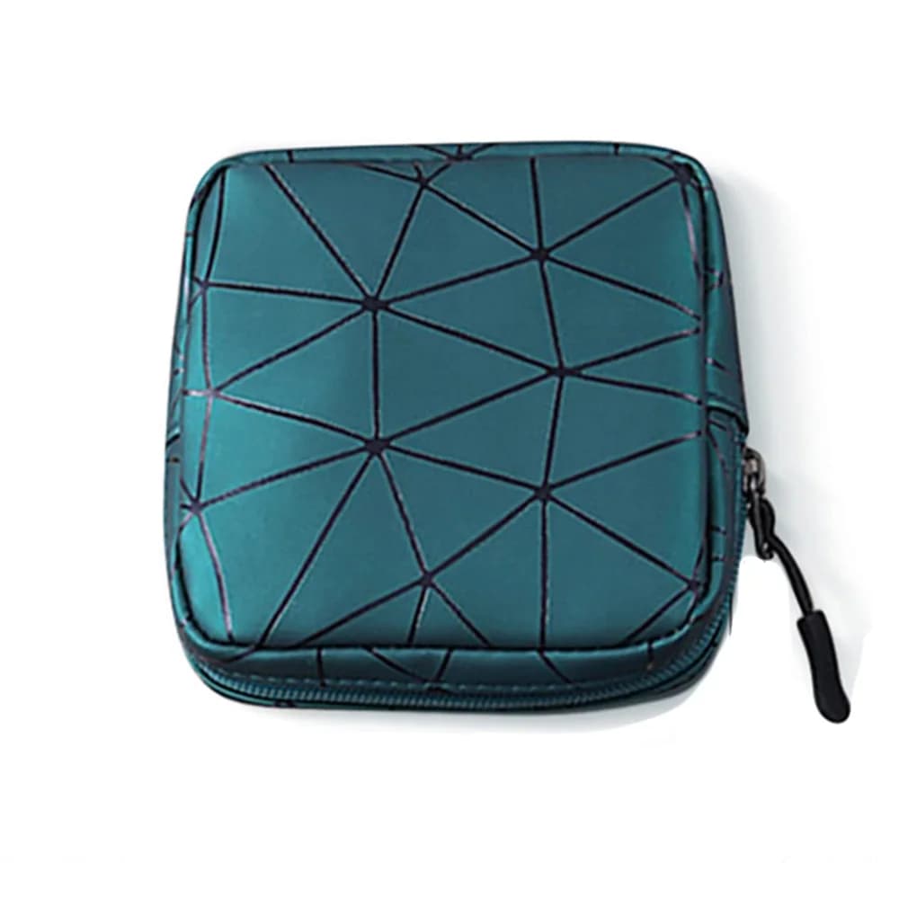 Pochette étanche cuir pour protections hygiéniques femmes adolescentes rangement cosmétiques voyage