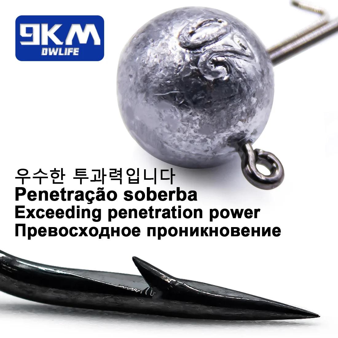 Ned rig jig hook 5~20 pièces leurres souples appâts vers pêche eau douce salée longue tige tête plombée