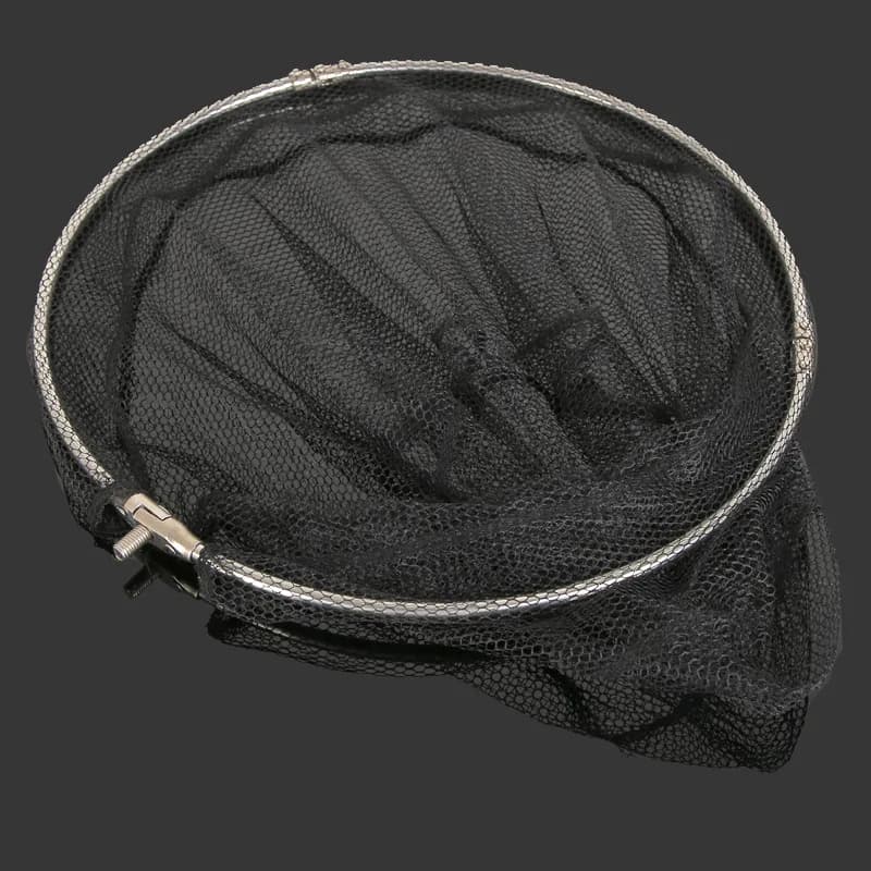 Filet de pêche pliable avec manche télescopique pour atterrissage des poissons en eau profonde