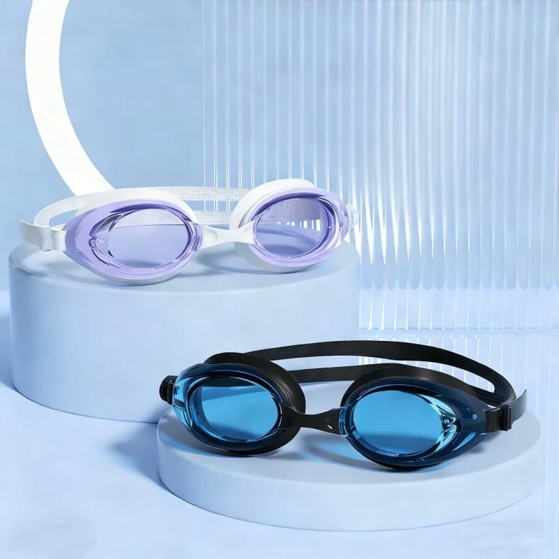 Lunettes de natation adulte vision HD étanches anti-buée unisexe pour natation loisir et entraînement