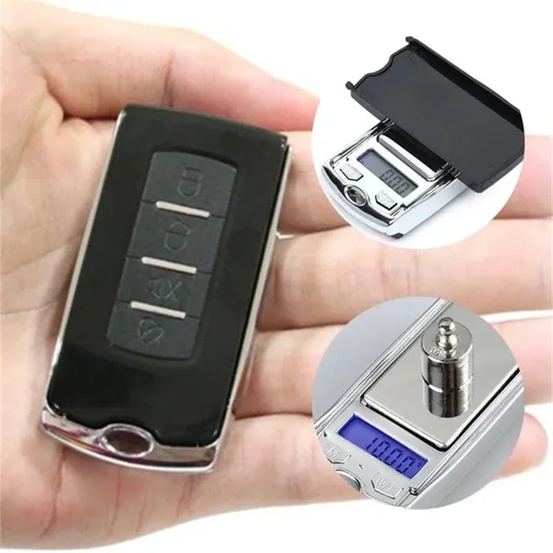 Balance numérique mini pocket 100g/200g précision 0.01g style clé LCD rétroéclairé
