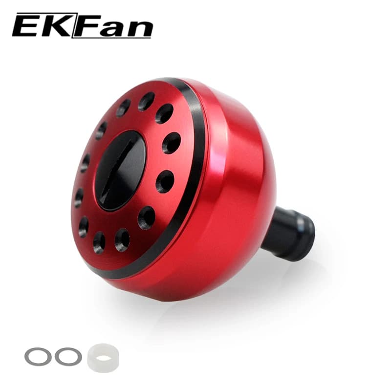 Poignée en alliage d'aluminium EKFan 32-38mm pour moulinet casting pêche au leurre