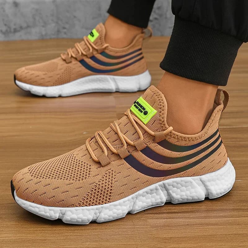 Chaussures de sport homme légères respirantes anti-dérapantes pour pêche marche running extérieur