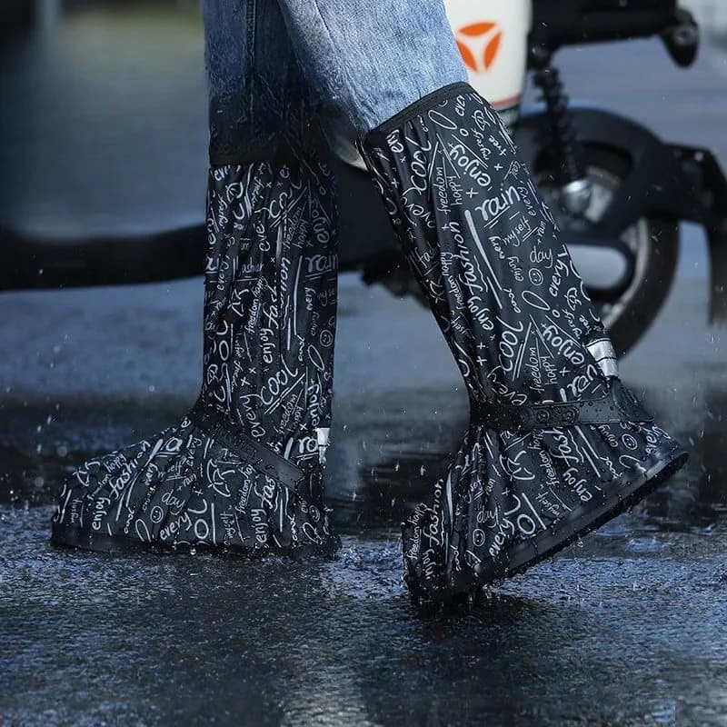 Galoches légères haute luminosité pêche grande taille - Bottes pluie agriculture boue caoutchouc résistant