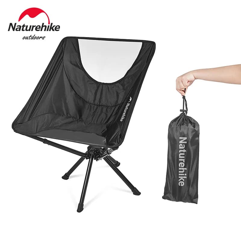 Chaise pliante ultralégère Naturehike Star Moon L03 pour randonnée pêche et montage rapide