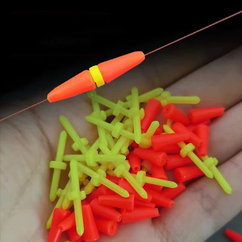 30 pièces d'anti-dérive pour flotteur de pêche en mer, stoppers pour canne à carpe et pêche rocheuse