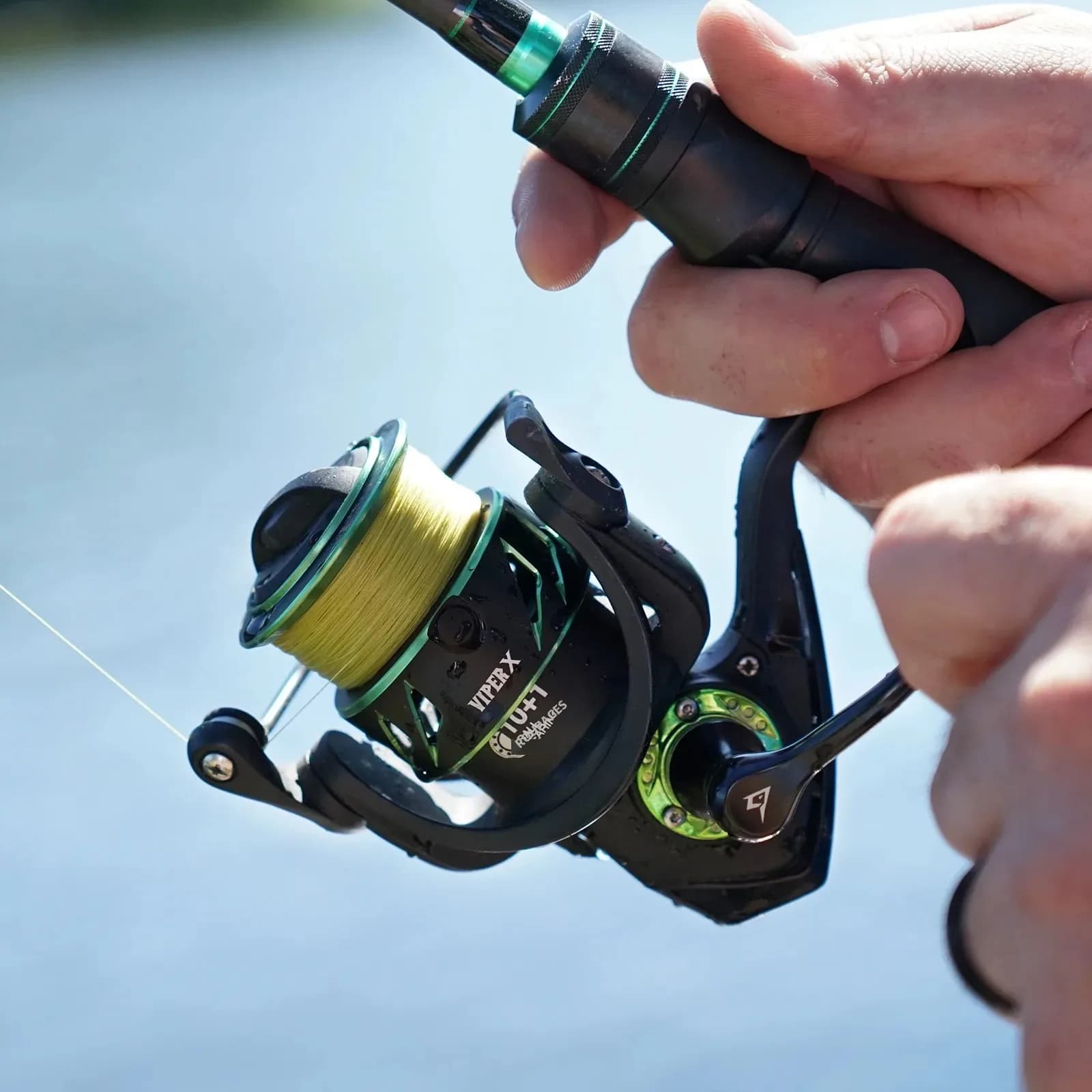 Moulinet spinning Viper X Piscifun 4-15kg drag ultra-léger 10+1 roulements pour pêche mer et gros carnassiers