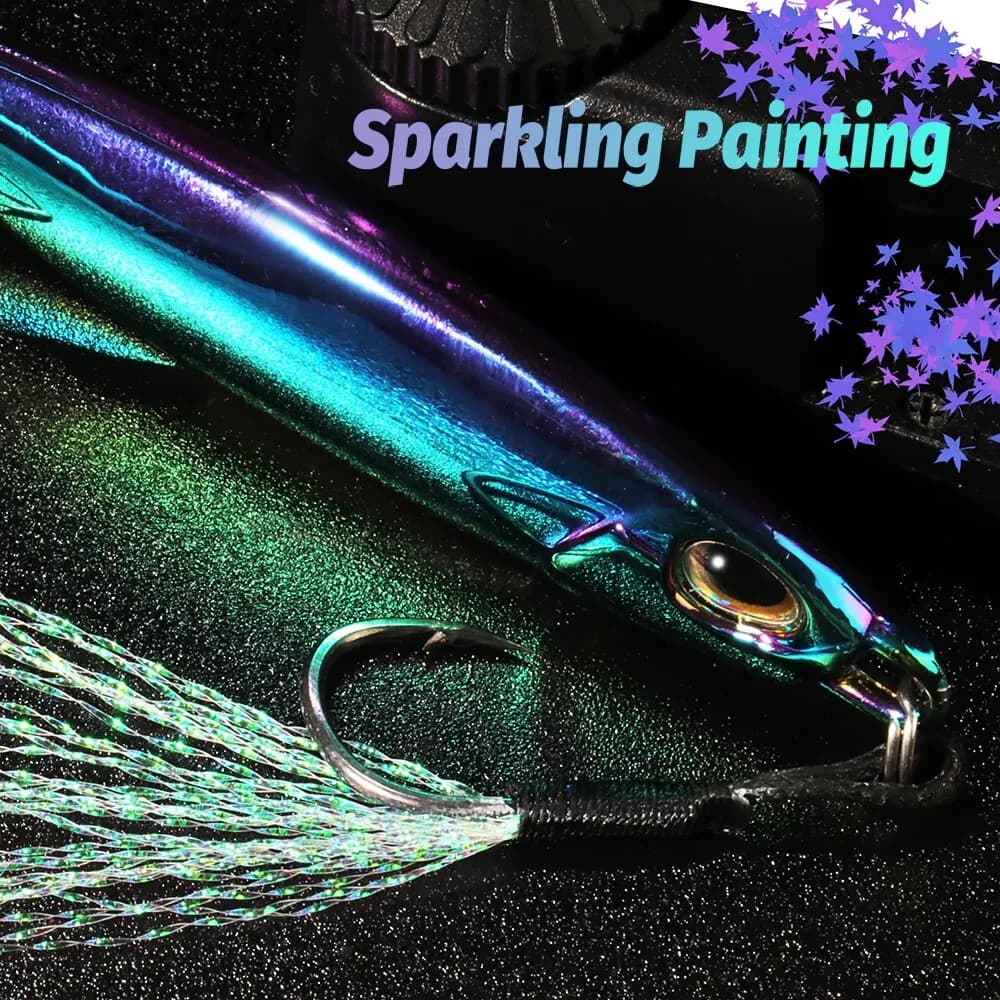 Leurre métal jig 10g à 40g pour brochet carpe - Swimbait cuiller pêche mer kit leurres artificiels