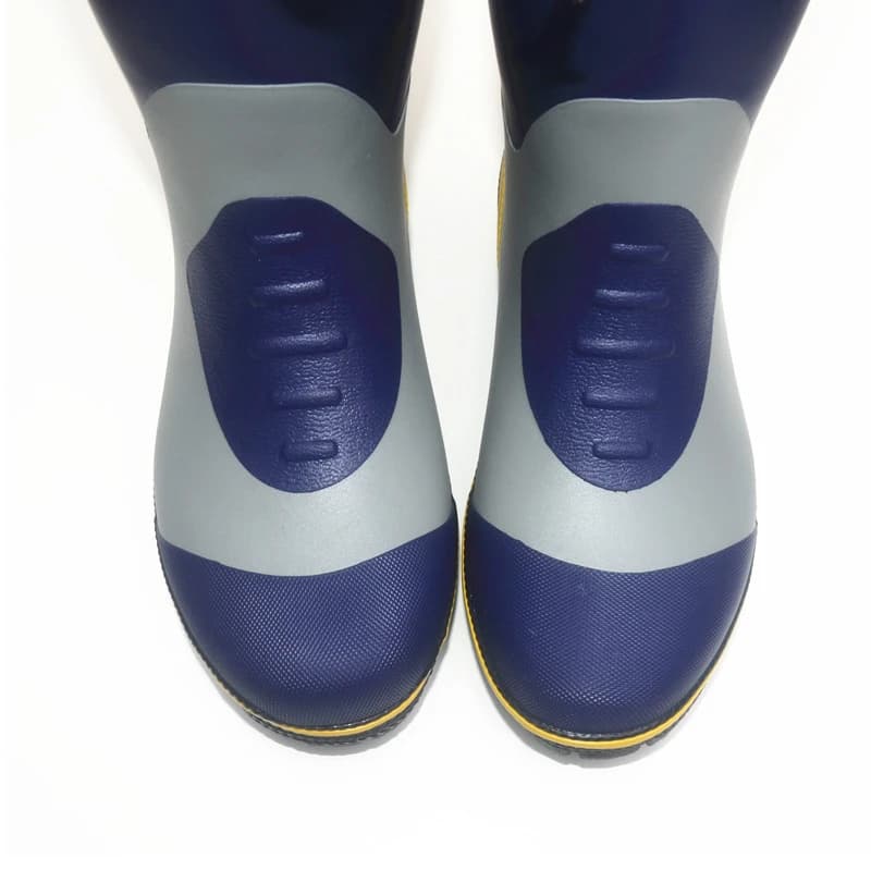 Bottes de pêche tendance avec semelle à crampons en acier pour pluie, chasse et randonnée