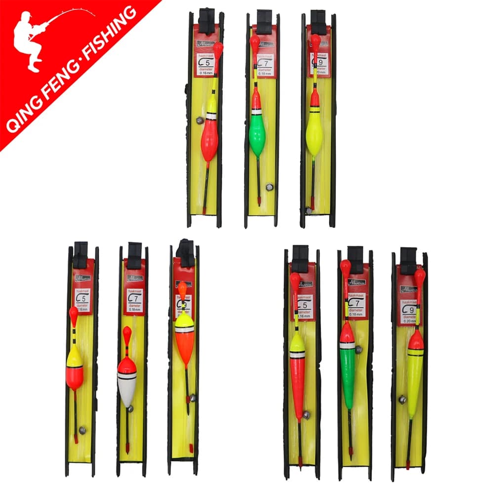 Lot de 3 flotteurs triple pour la pêche à la carpe, accessoires flottants et bouchons de ligne