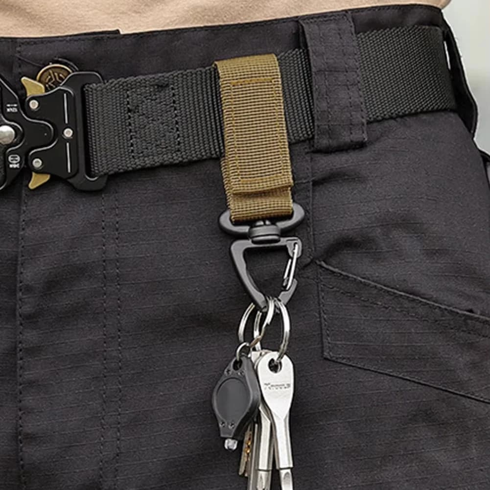 Lot mousquetons nylon pêche - 1-10 pièces, accroche équipement, ceinture, outils pêche camping