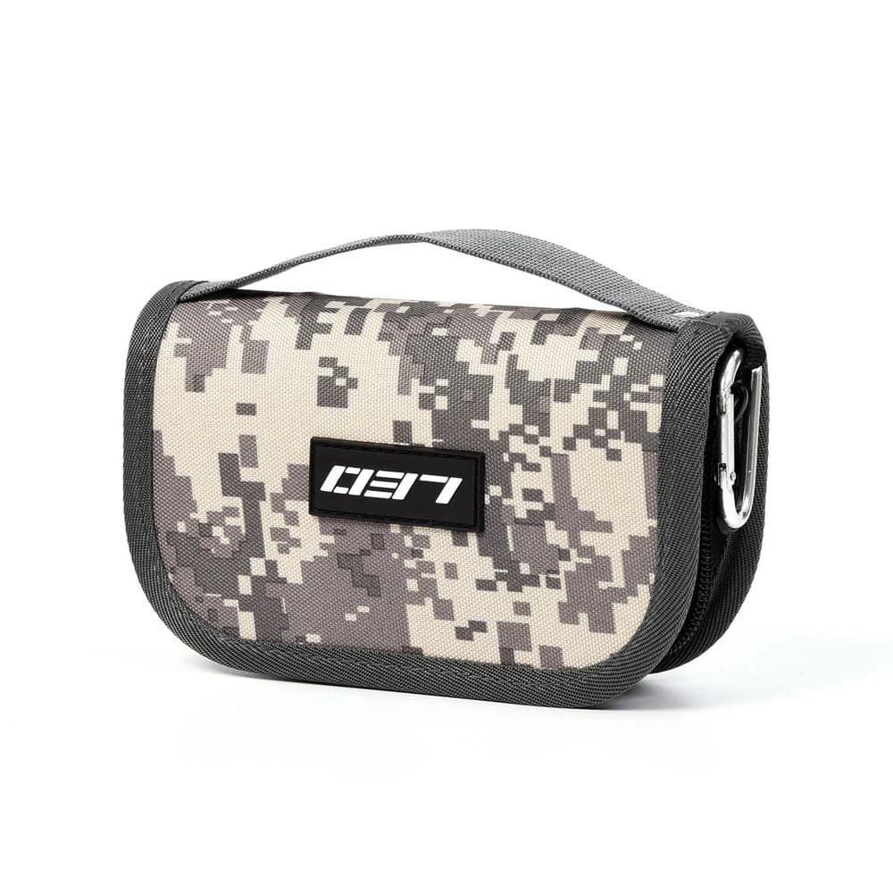 Boîte de rangement leurres pêche multi-usages - Organisateur métal sequins pour truites et bass