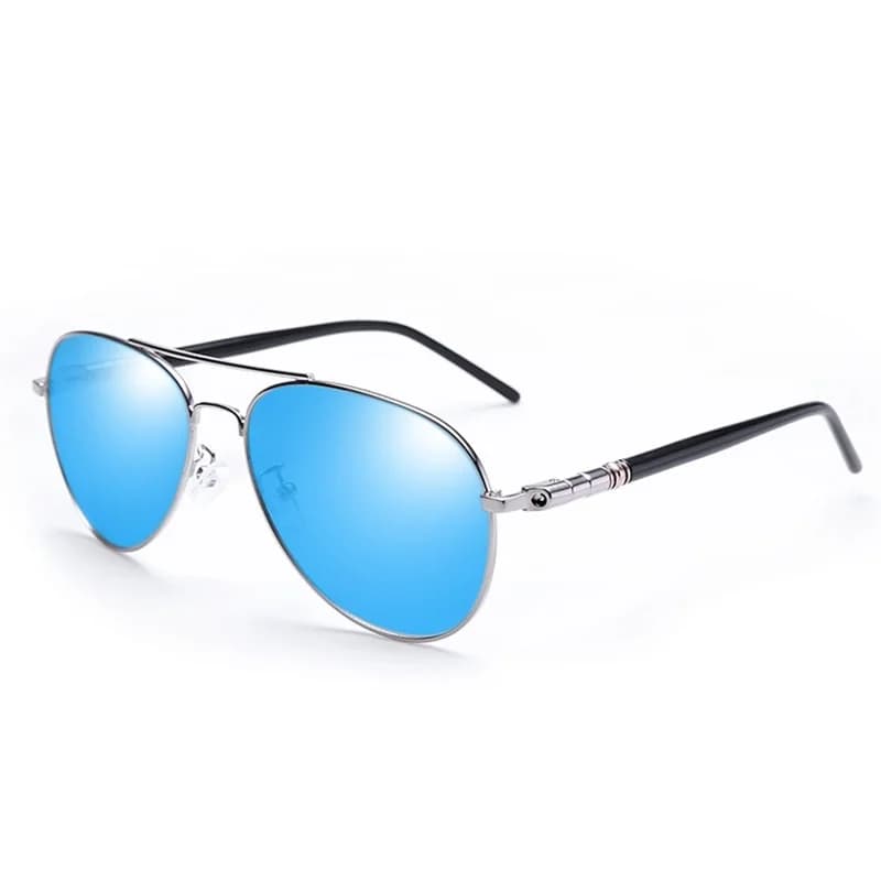 Lunettes de soleil polarisées unisexes pour conduite et pêche - Verres UV400 anti-reflets noir
