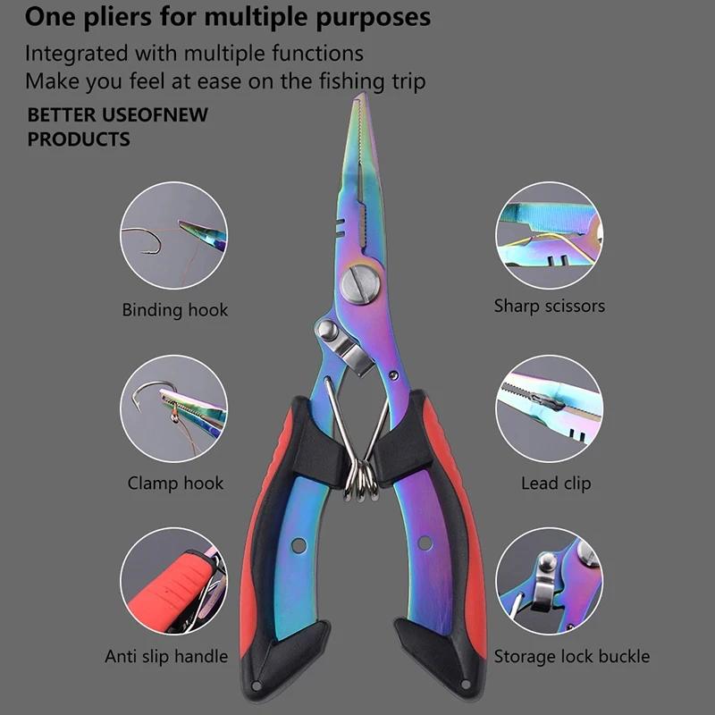 Coupe-fil ergonomique anti-dérapant et coupe-noeuds haute résistance pour pêche