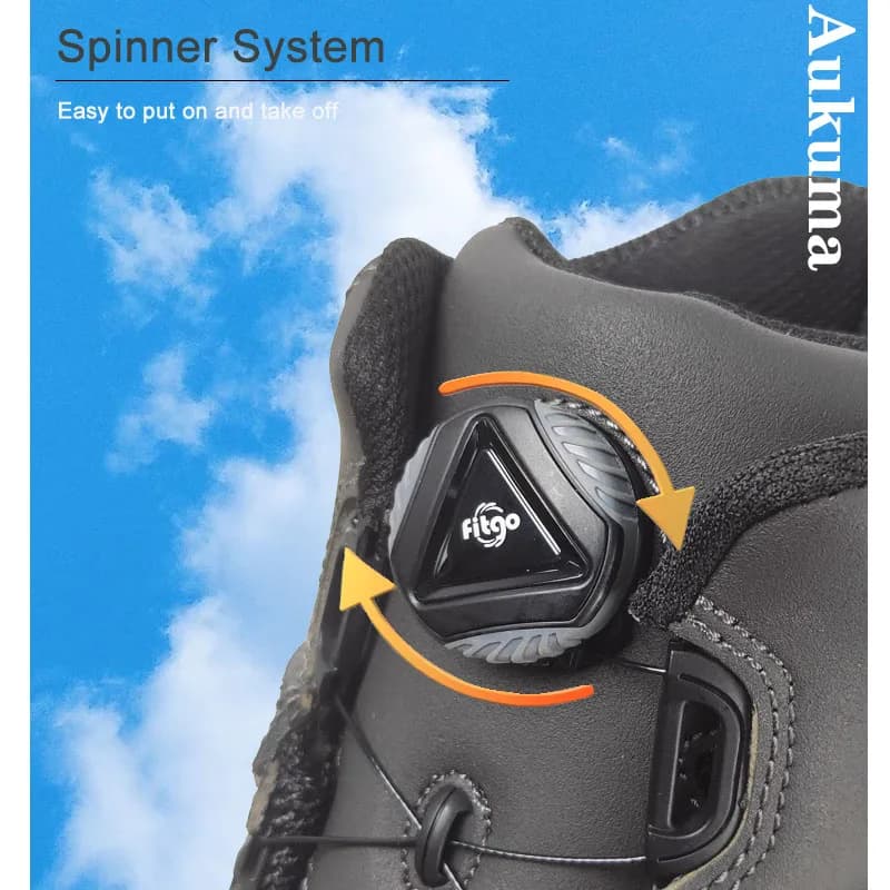 Chaussures de pêche à la mouche avec semelle feutre - Bottes à crampons auto-bloquants pour chasse et pêche