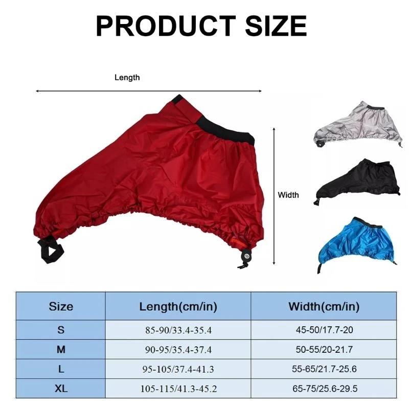 Jupe de pont ajustable pour kayak - couverture cockpit étanche M68D pour sports nautiques
