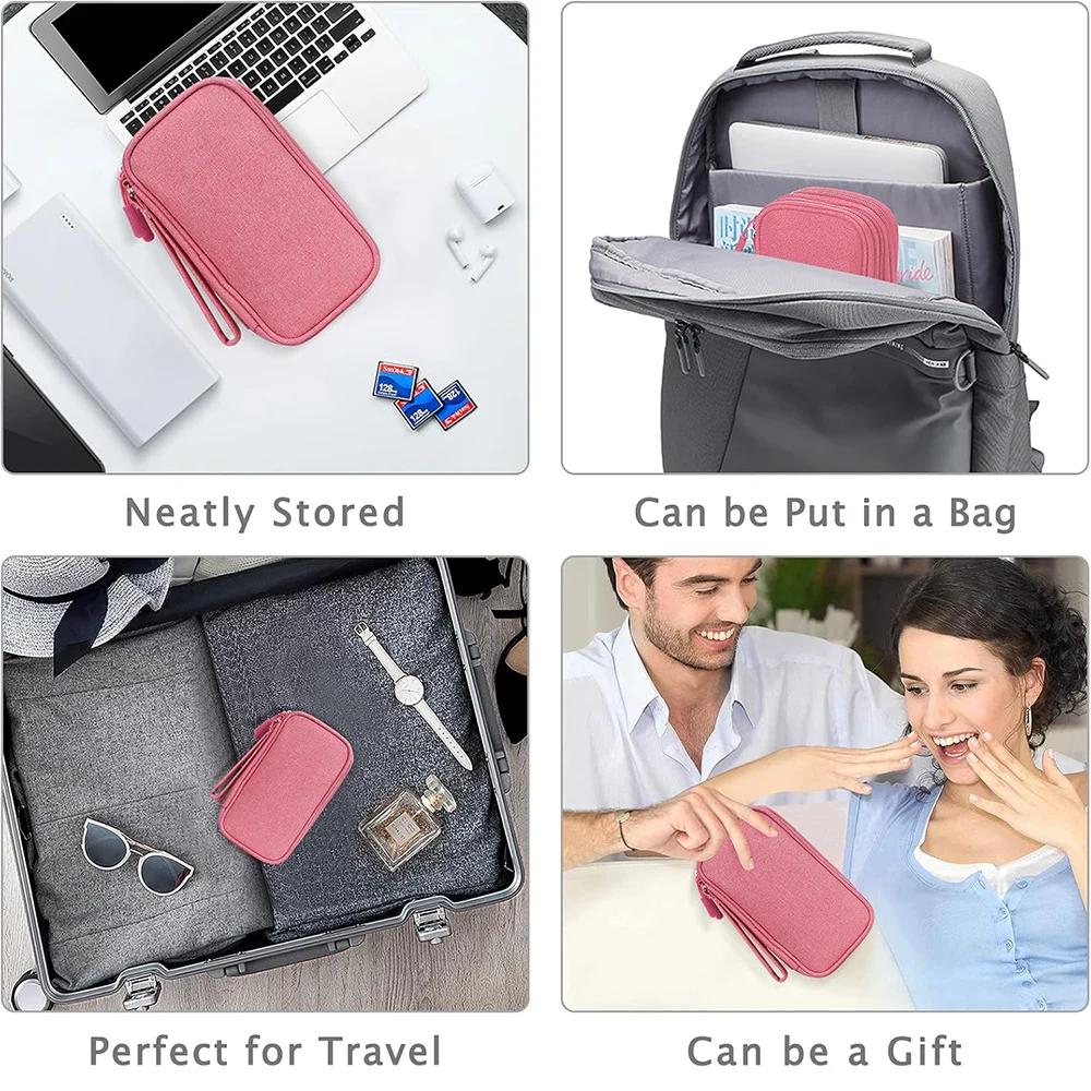 Poche étanche organisateur câbles électroniques - Sac rangement accessoires pêche voyage universel