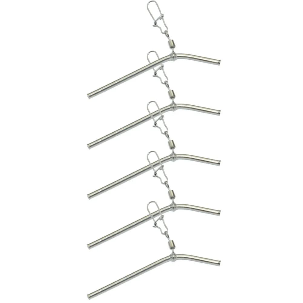 5 pièces anti-emmêlement laiton pour pêche à la carpe - Connecteurs équilibreurs tubes 50/70/90mm