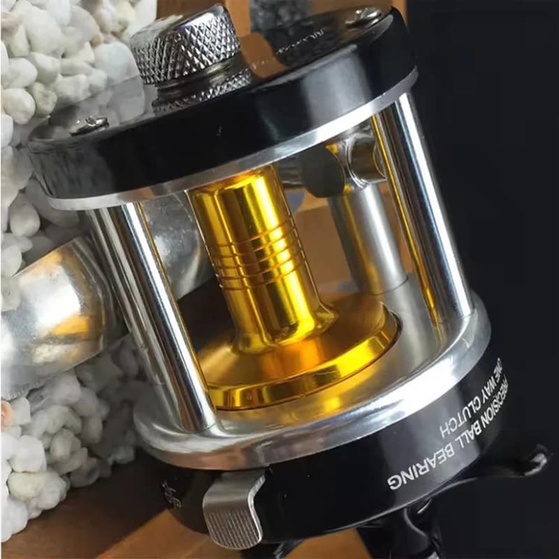 Moulinet baitcasting WEIHE CL25 tout métal casting exquis pour pêche au leurre