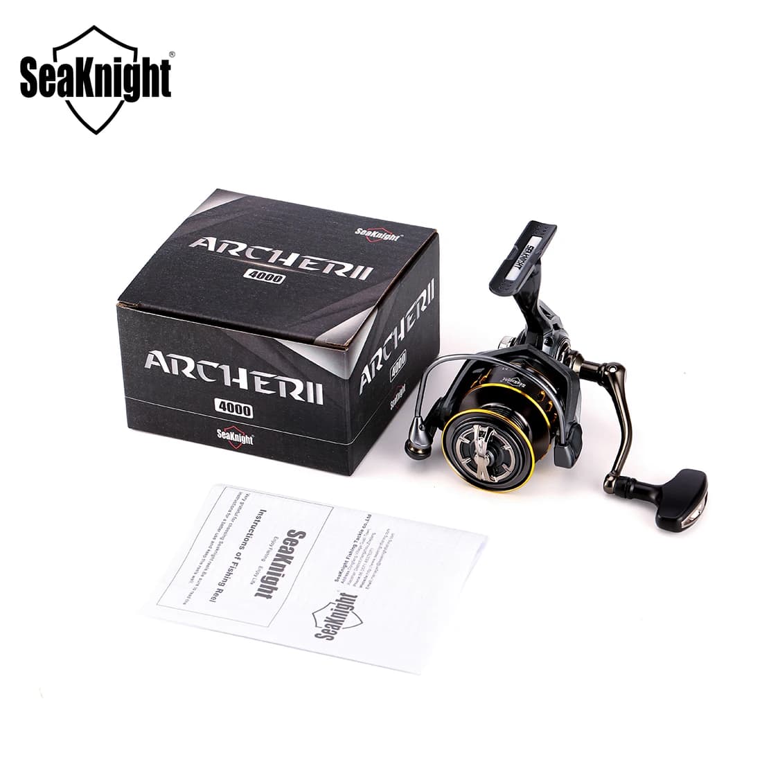 Moulinet de pêche SeaKnight ARCHER2 5.2:1 - Puissance 12-28LB pour eau douce - Bobine CNC robuste