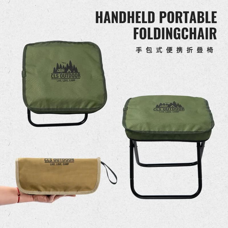 Chaise de camping ultralégère CLS en aluminium pliante tactique pour aventure pêche randonnée