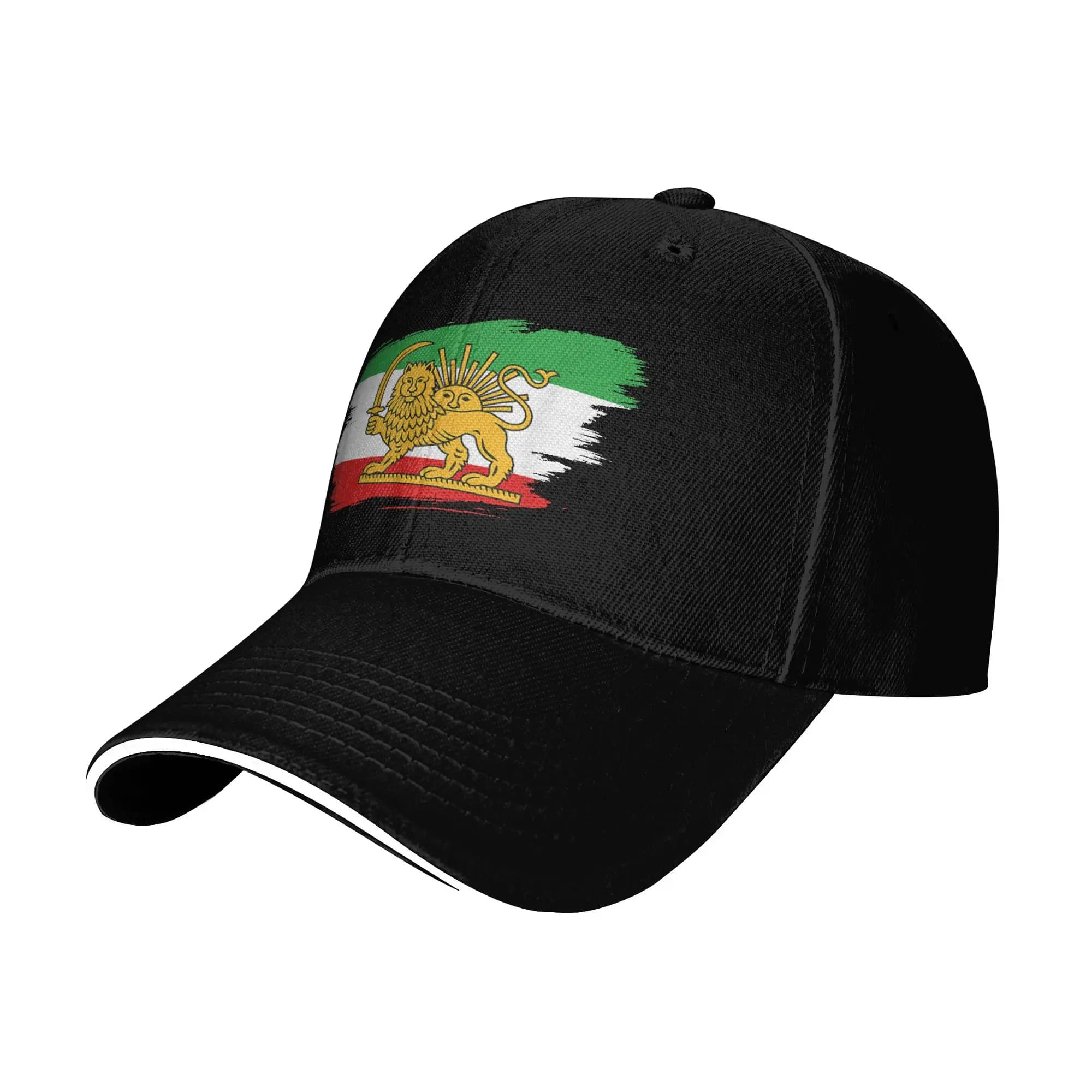Casquette baseball drapeau Iran pêche camping - Lion persan unisexe couple activités outdoor