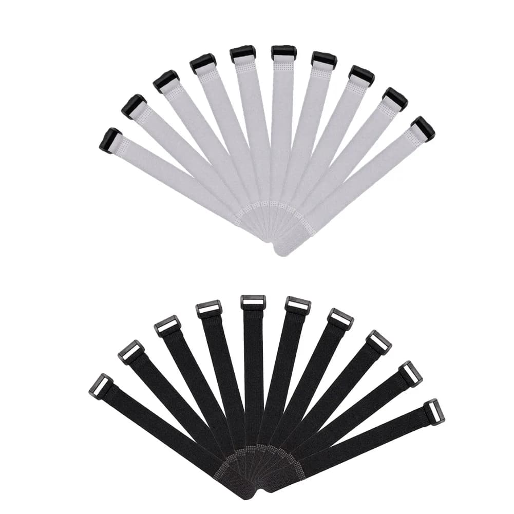 10 sangles réutilisables pour fixer canne à pêche - Porte-cannes pratique - Accessoires pêche